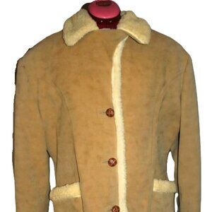 Vintage Town 'N Ranch Faux Suede Coat – Size XL